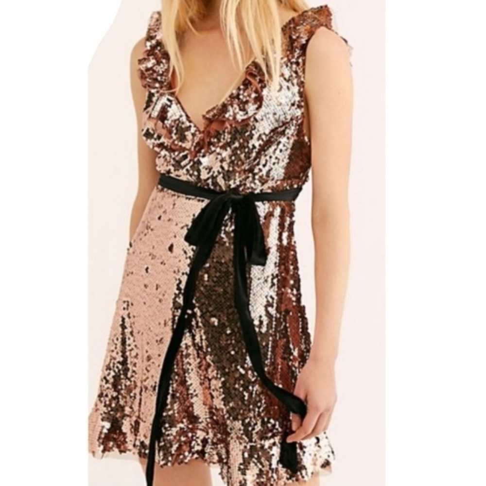 Free People Tribeca Sequin Siren Dress